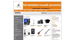 Desktop Screenshot of kisshangszer.hu